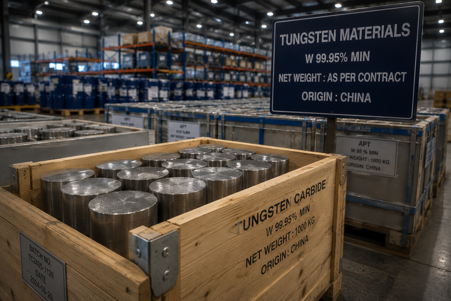Tungsten Ore and Refined APT